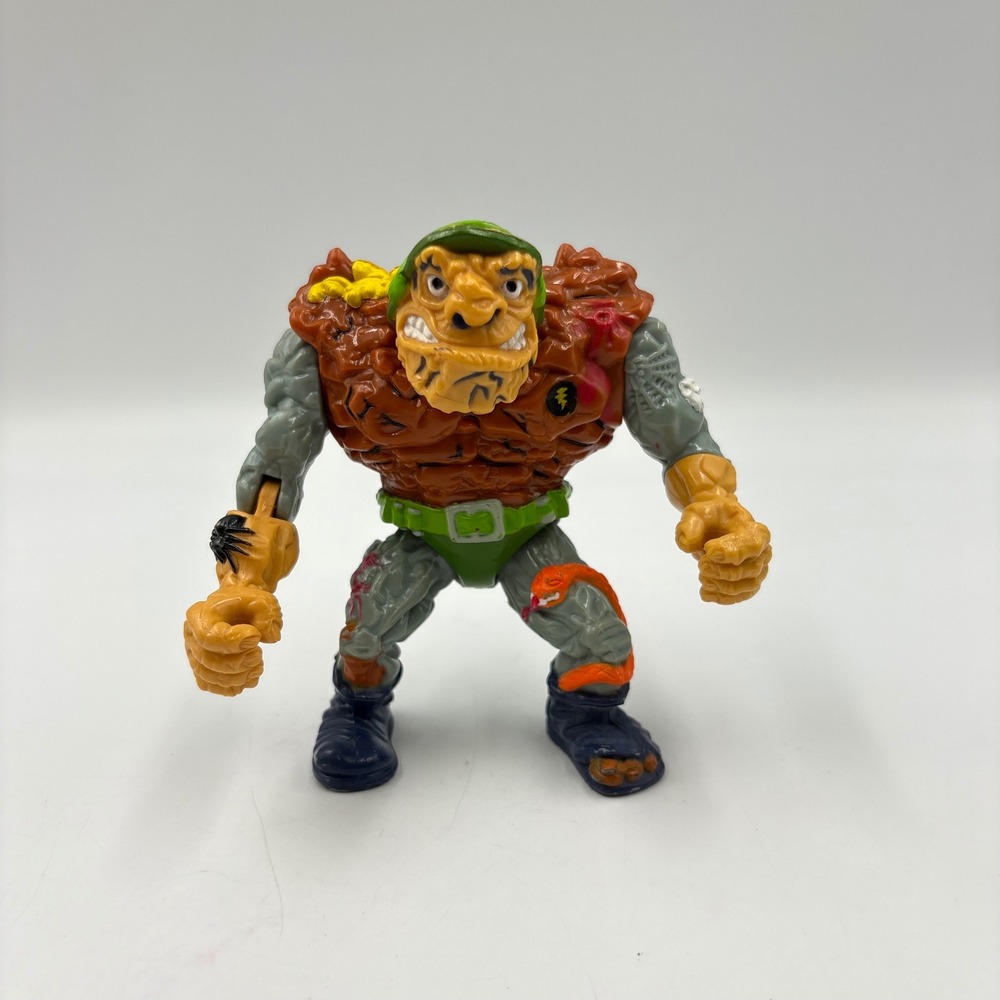 Playmates TMNT General Traag Action Figure 1989 Vintage 4.5" Brown Good